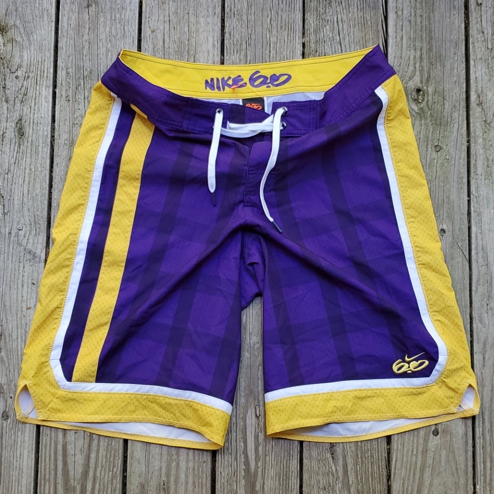 Nike 6.0 Board Swimming Shorts Lakers Colorway